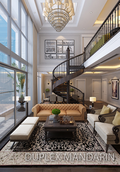  Thiết kế chung cư duplex Mandarin Garden - Chị Lan