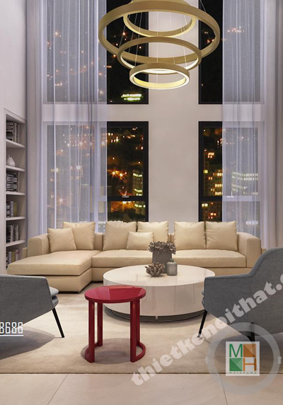  Thiết kế căn hộ Duplex tại chung cư Hà Đô - Chị Phương