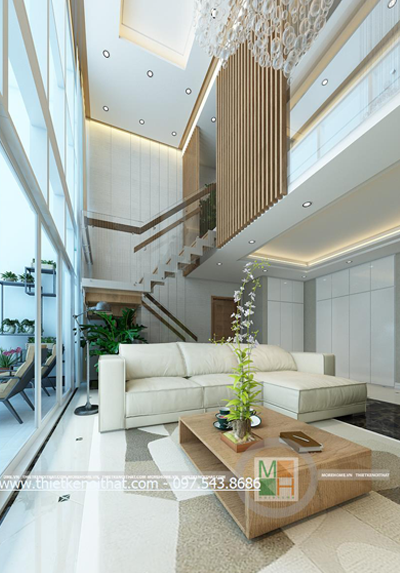 Thiết kế căn hộ Duplex Mandarin - Anh Việt C3602