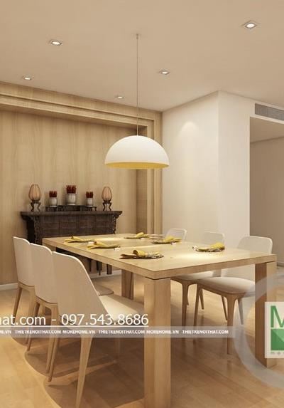 Thiết kế nội thất chung cư hiện đại Mandarin Garden Hòa Phát