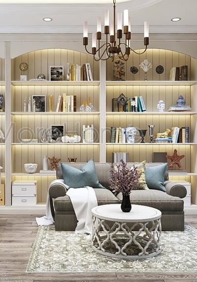 Thiết kế nội thất căn hộ chung cư tân cổ điển Kingston Residence