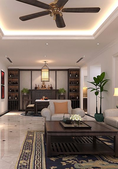 Chung cư Thăng Long Number One với nội thất gỗ việt