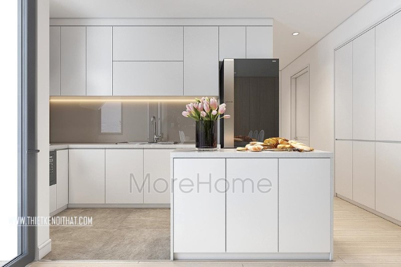 Thiết kế nội thất phòng bếp chung cư